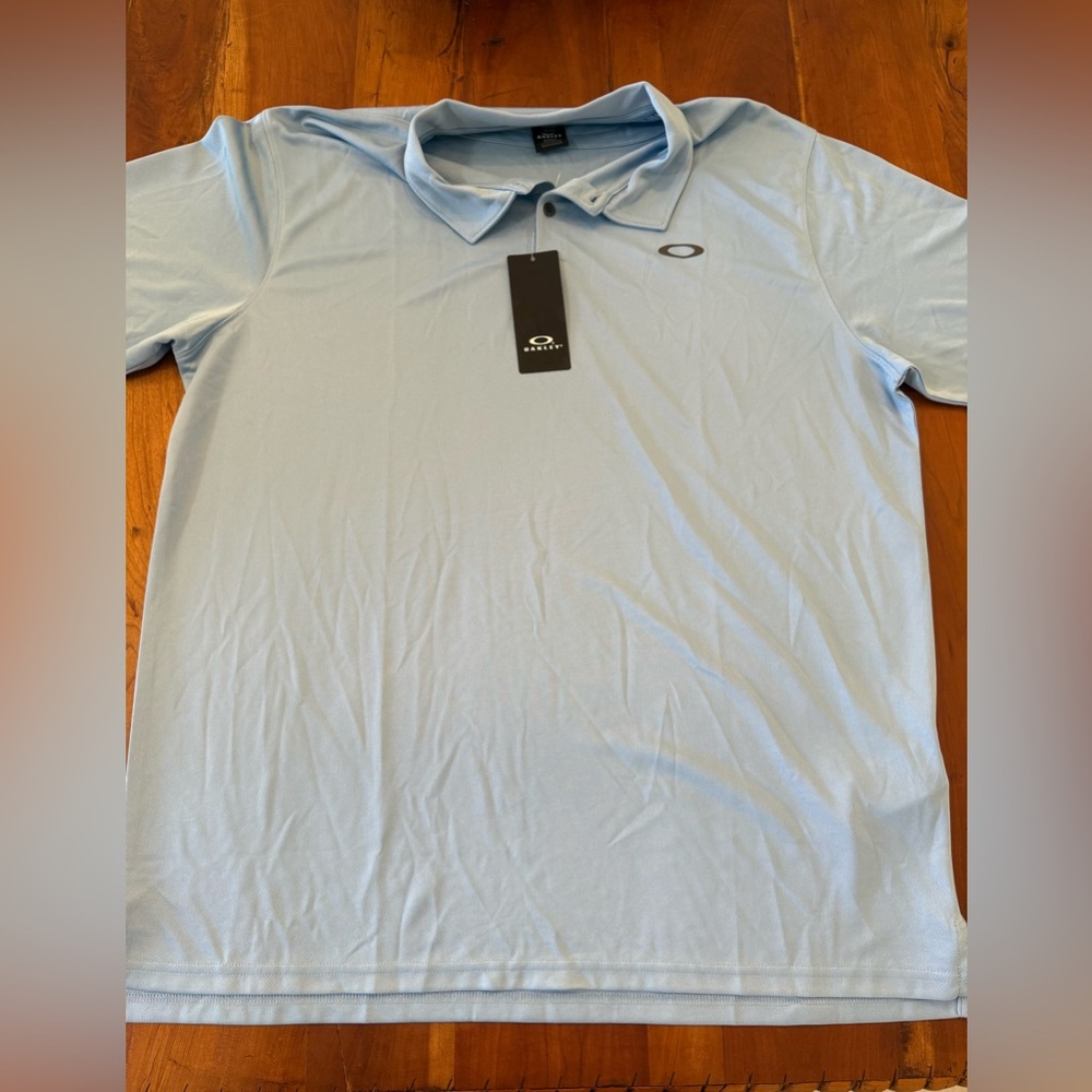 Oakley Men's Sky Blue Polo Shirt